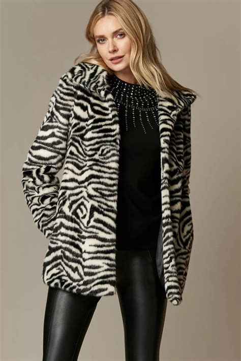 animal print fur coat|animal print blazers for women.